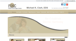Desktop Screenshot of foothilloralsurgery.com