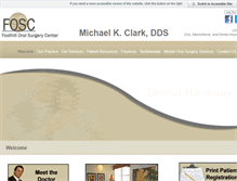 Tablet Screenshot of foothilloralsurgery.com